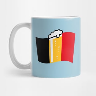 Belgium Beer Flag (Nation Of Beer / Beerland / 4C) Mug